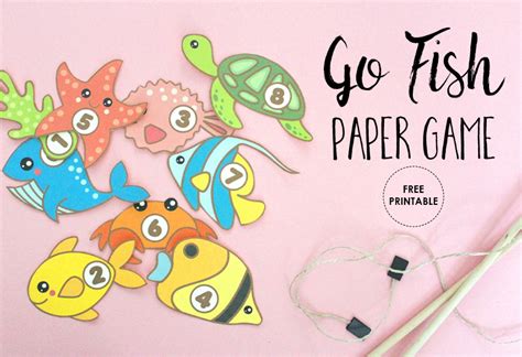 diy printable fishing game.